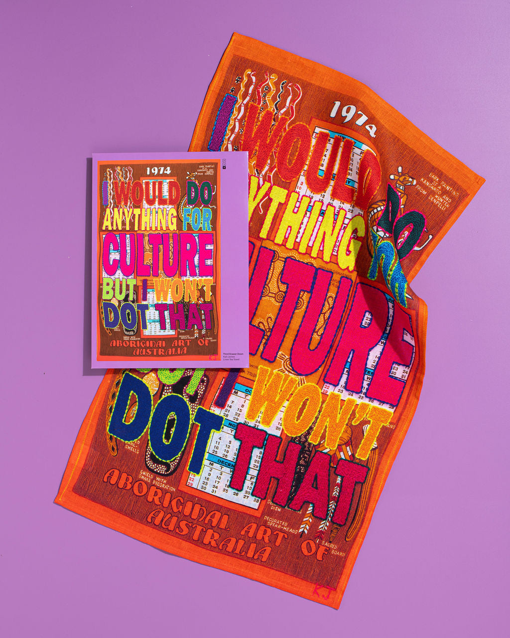 I Would Do Anything Tea Towel By Kait James