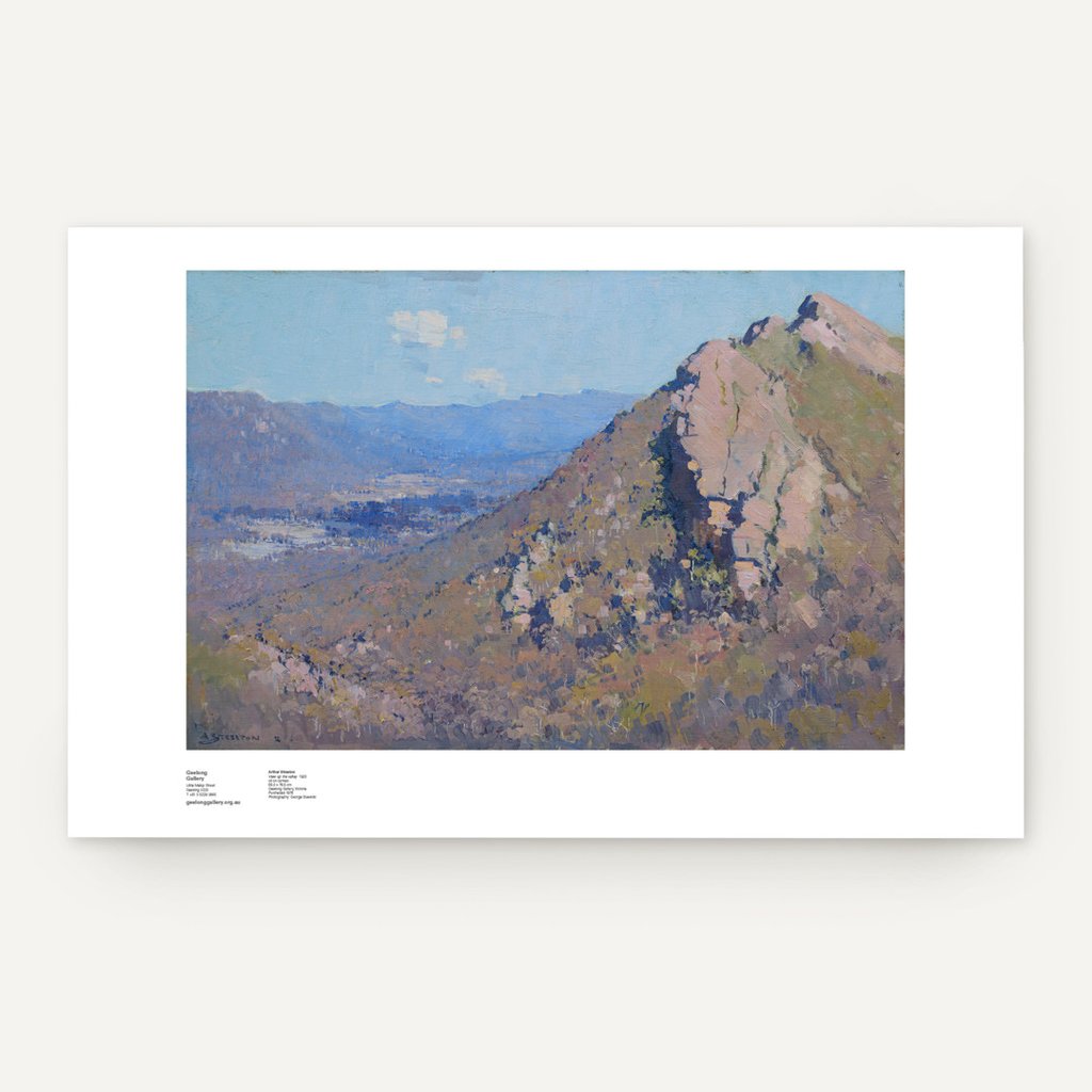 View up the Valley poster