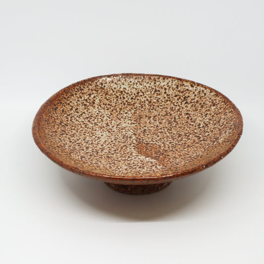 Freckled fountain platter