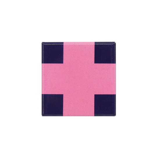 John Nixon magnet-blue and pink